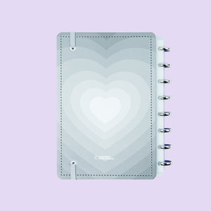 Caderno Inteligente Grey Love A5 - Papelaria Encantada