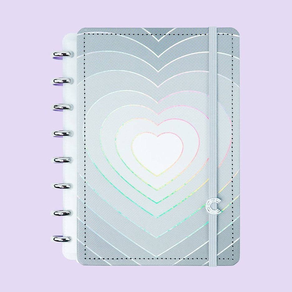 Caderno Inteligente Grey Love A5 - Papelaria Encantada