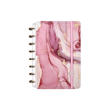 Caderno Inteligente Inteligine mármore agatha - Papelaria Encantada