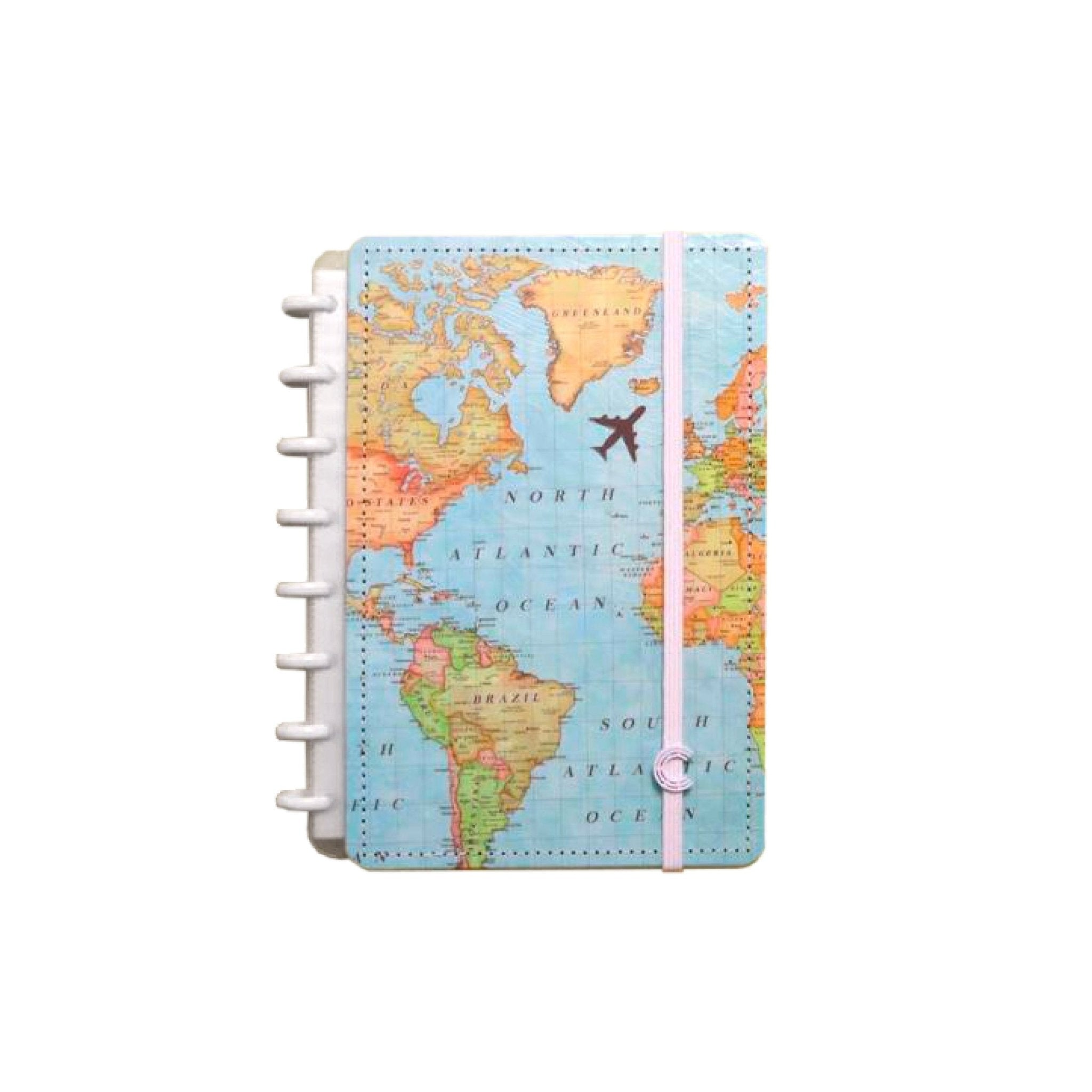 Caderno Inteligente Mapa Mundi A5 ed. especial Gocase - Papelaria Encantada