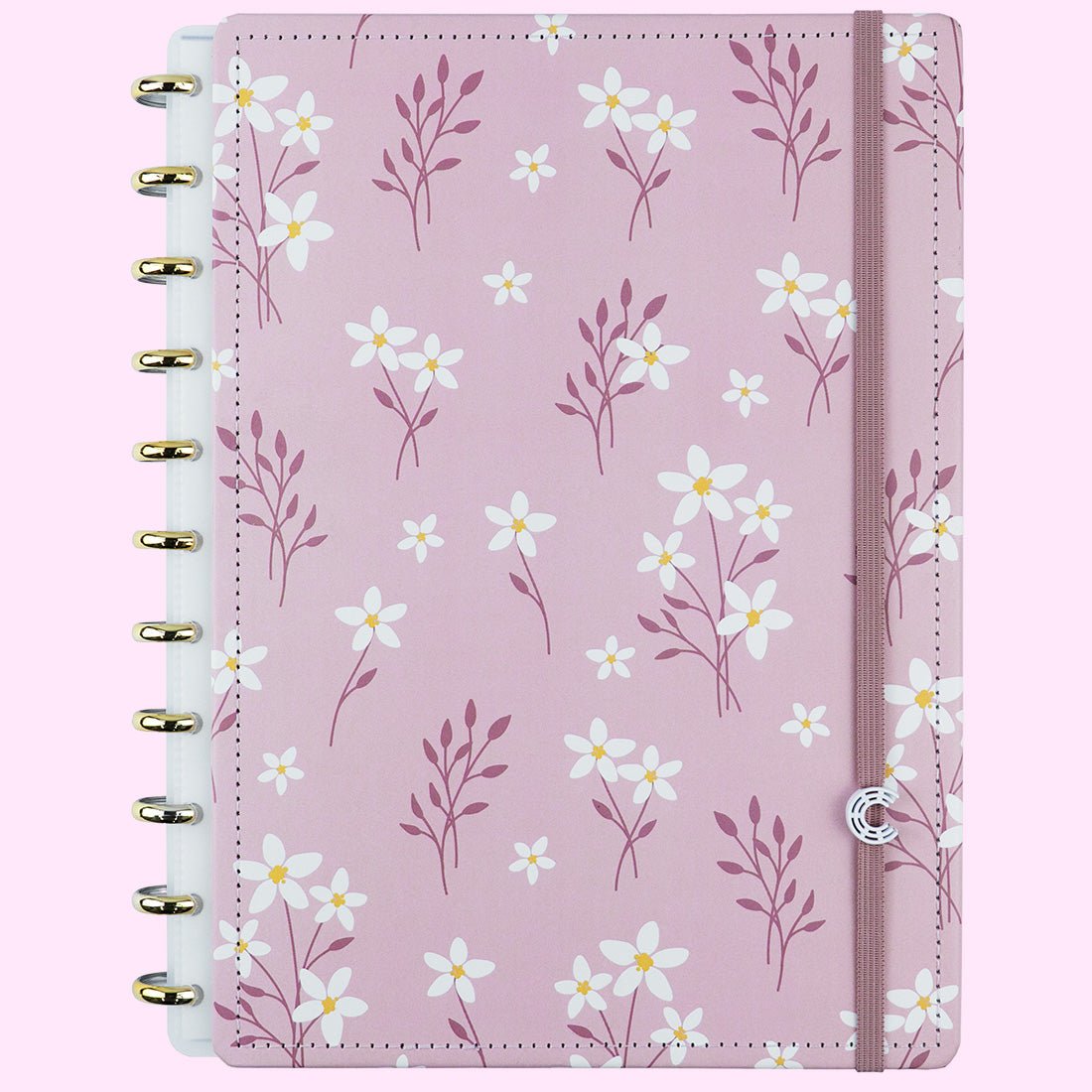 Caderno Inteligente Pink Blossom by Sof Martins Grande - Papelaria Encantada
