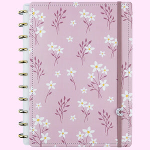 Caderno Inteligente Pink Blossom by Sof Martins Grande - Papelaria Encantada