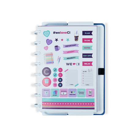 Caderno Inteligente Premier Blue A5 - Papelaria Encantada