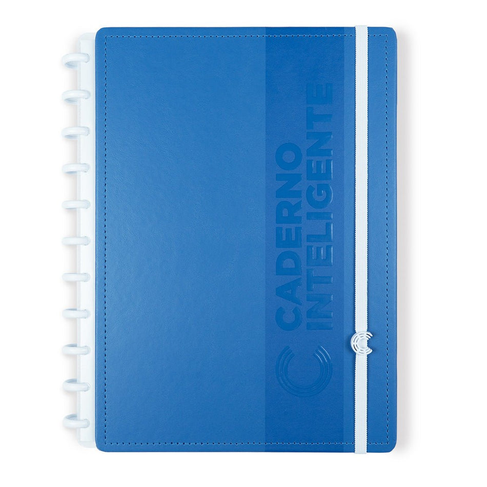 Caderno Inteligente Premier Blue grande - Papelaria Encantada