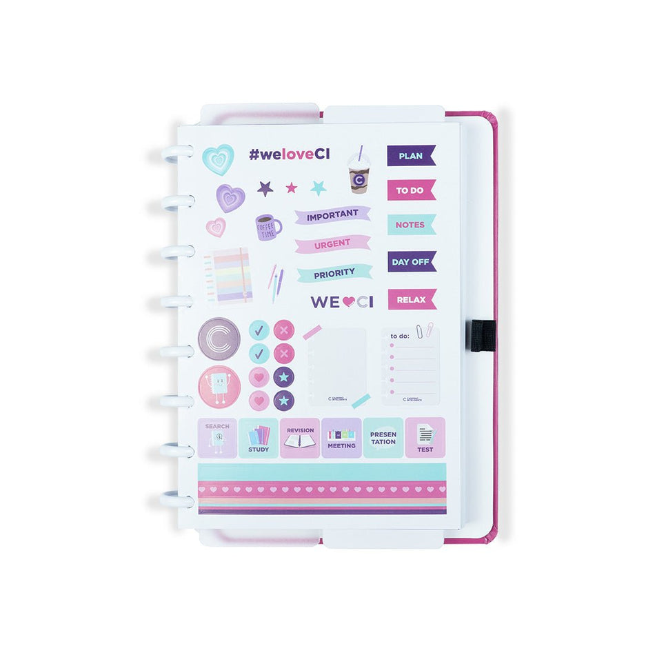 Caderno Inteligente Premier Pink A5 - Papelaria Encantada