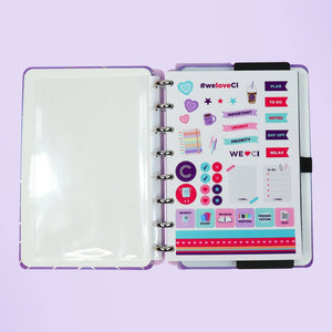 Caderno Inteligente Silver Love A5 - Papelaria Encantada