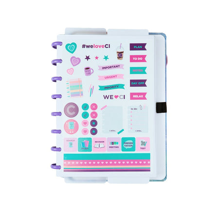 Caderno inteligente Sparkle A5 - Papelaria Encantada