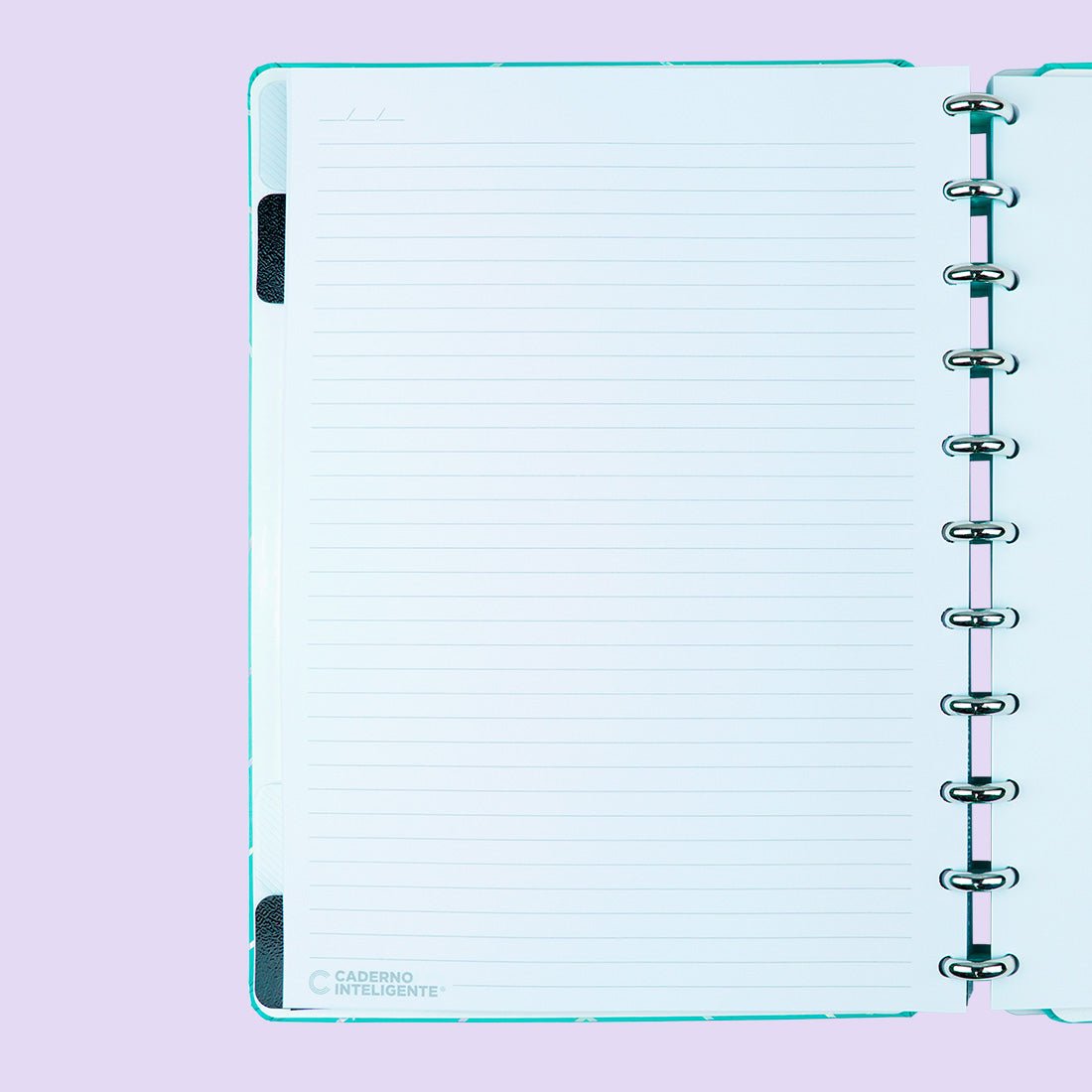 Caderno Inteligente Turquoise Love Grande - Papelaria Encantada