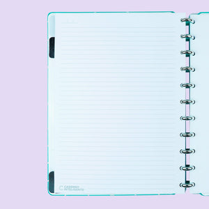Caderno Inteligente Turquoise Love Grande - Papelaria Encantada