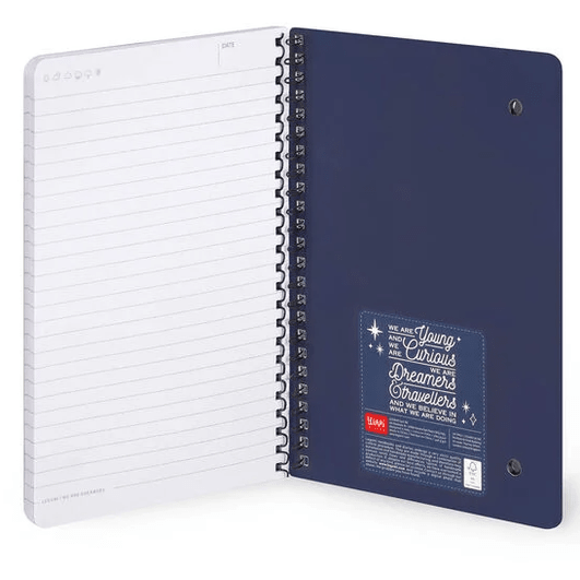 Caderno Legami A5 Espiral linhas - Moth - Papelaria Encantada