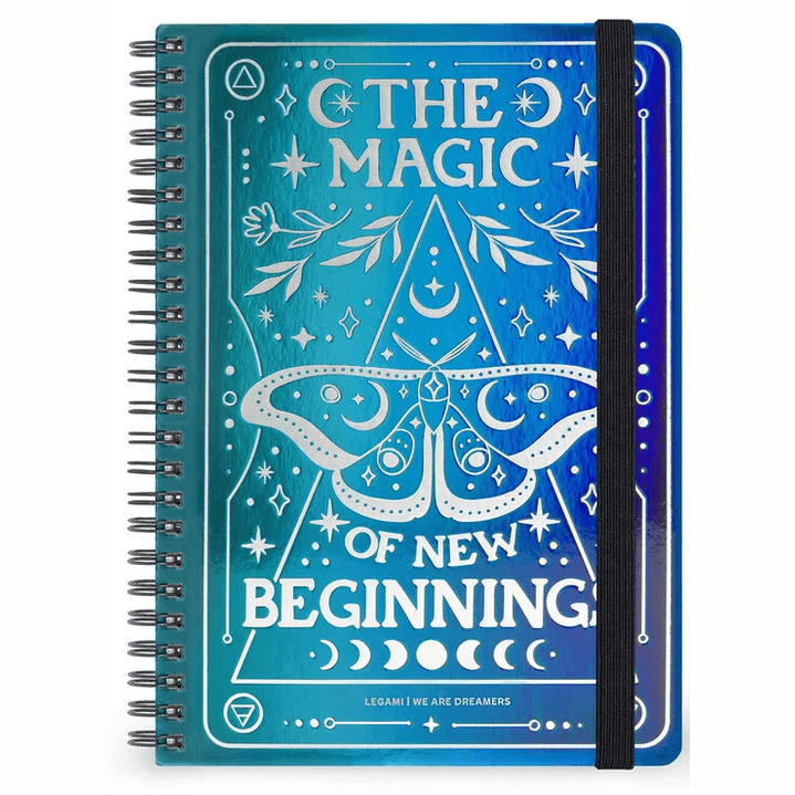 Caderno Legami A5 Espiral linhas - Moth - Papelaria Encantada