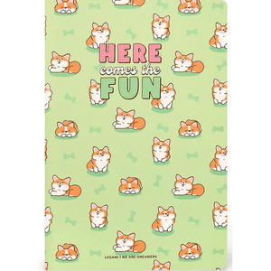 Caderno Legami A5 Liso - Corgi - Papelaria Encantada