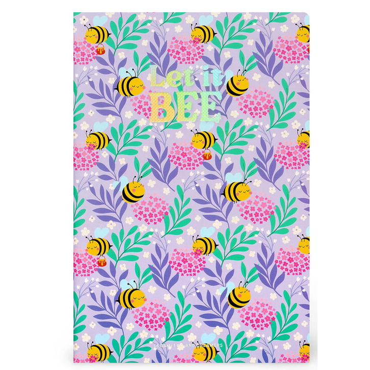 Caderno legami A5 Pautado - Bee - Papelaria Encantada