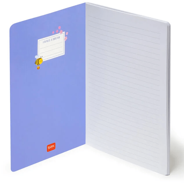 Caderno legami A5 Pautado - Bee - Papelaria Encantada