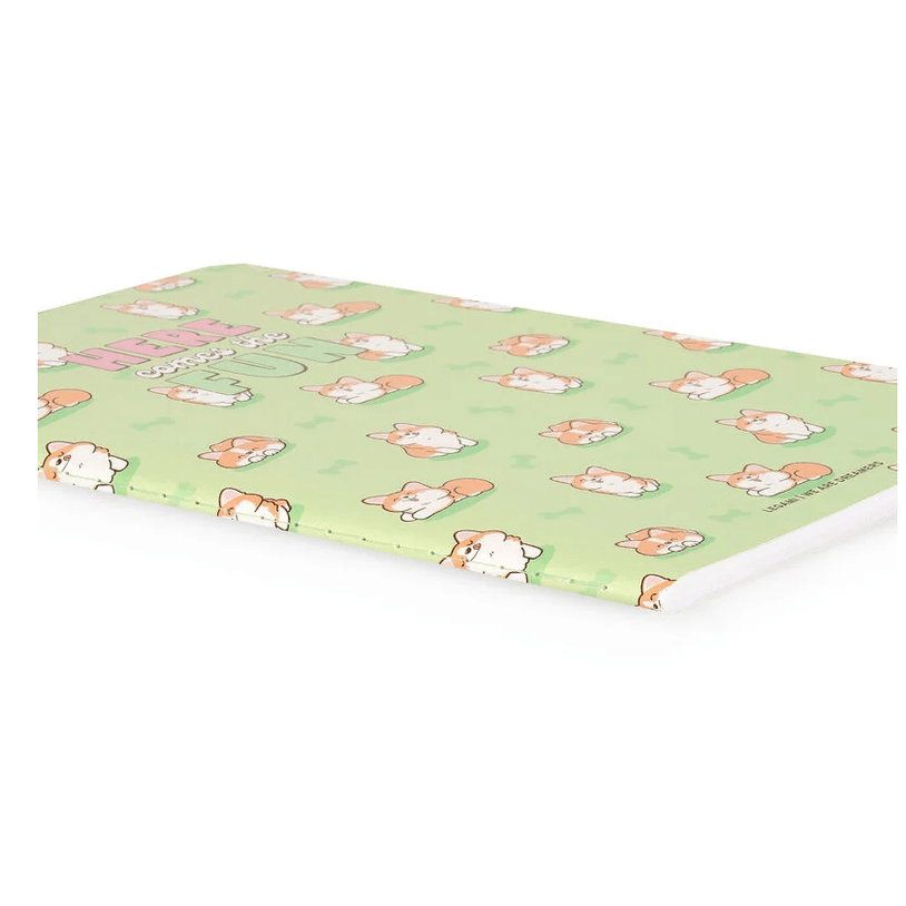 Caderno legami A5 Pautado - Corgi - Papelaria Encantada