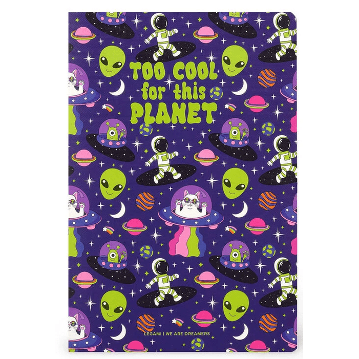 Caderno legami A5 Pautado - Space - Papelaria Encantada