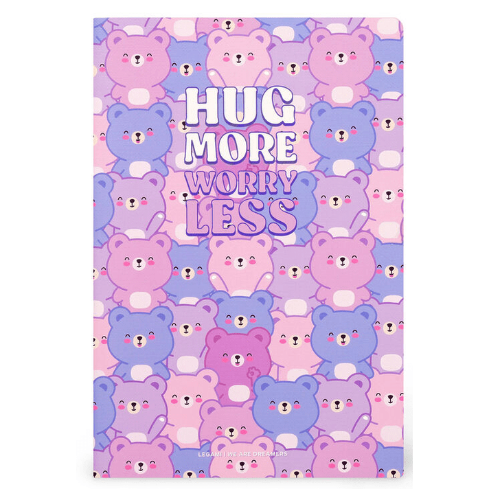 Caderno legami A5 Pautado - Teddy Bear - Papelaria Encantada