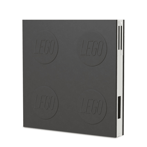 Caderno LEGO com elástico e caneta gel preta - Papelaria Encantada