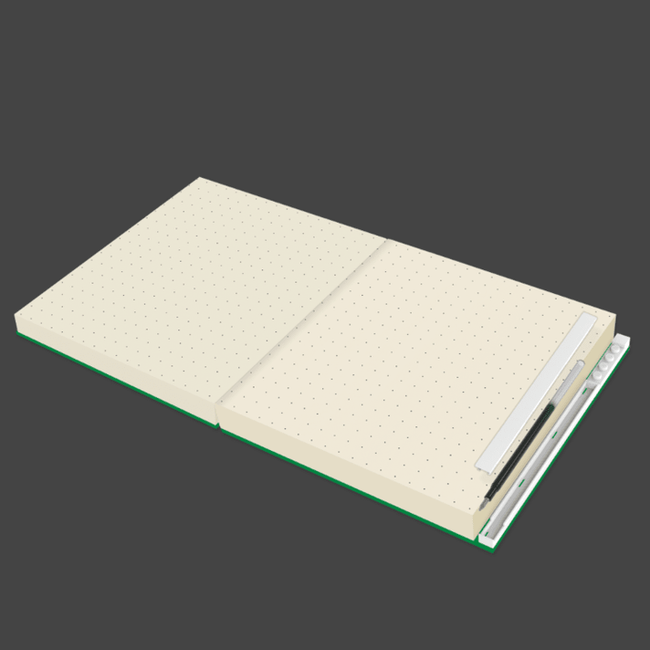 Caderno LEGO com elástico e caneta gel verde - Papelaria Encantada
