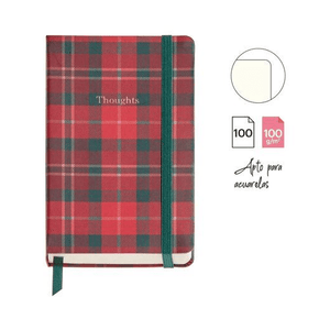 Caderno Liso Miquelrius A6 Logbook Lennox Highland Days - Papelaria Encantada