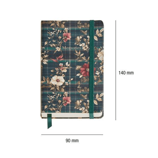 Caderno Liso Miquelrius A6 Logbook Poppies Highland Days - Papelaria Encantada