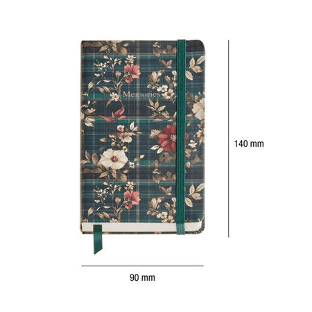 Caderno Liso Miquelrius A6 Logbook Poppies Highland Days - Papelaria Encantada