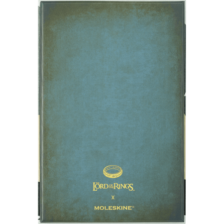 Caderno Moleskine O Senhor dos Anéis – Grande, Pautado, Capa Dura - Papelaria Encantada
