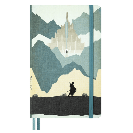 Caderno Moleskine O Senhor dos Anéis – Grande, Pautado, Capa Dura - Papelaria Encantada
