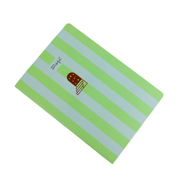 Caderno Mr.wonderful Pautado A5 Riscas Verde e Azul - Papelaria Encantada