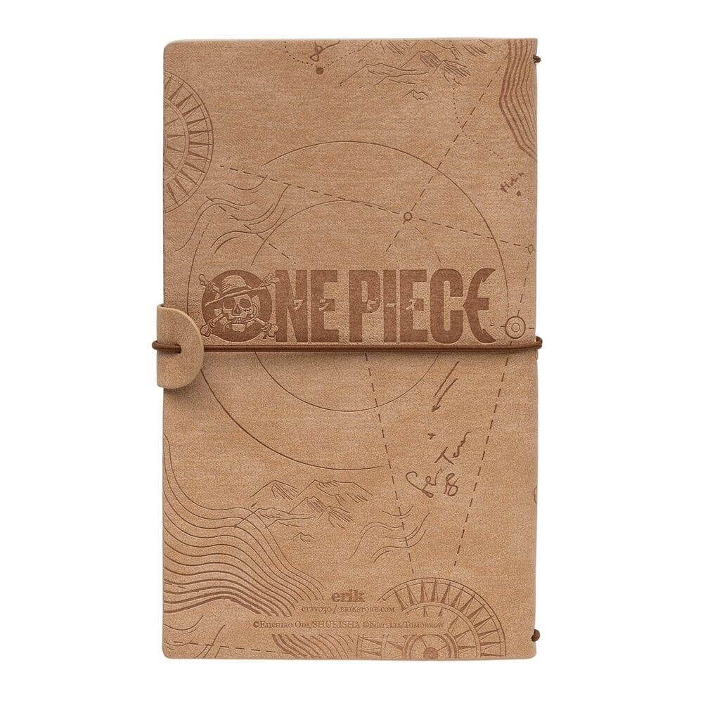 Interior do caderno de viagem One Piece Going Merry
