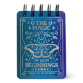 Caderno pautado com capa dura ilustrada - Traça - Bloco de notas - Encadernação em espiral - Papelaria Encantada