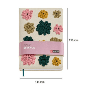 Caderno Pautado Horizontal Miquelrius A5 Toalla Boho Essence - Papelaria Encantada