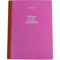 Caderno Pautado Mr Wonderful A5 Rosa - Thing To Do: Nothing - Papelaria Encantada