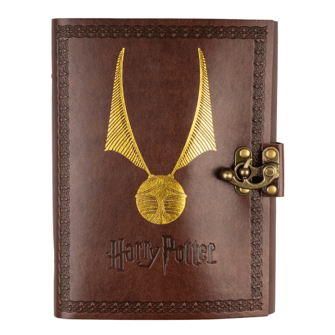 Caderno pele Harry Potter - Papelaria Encantada