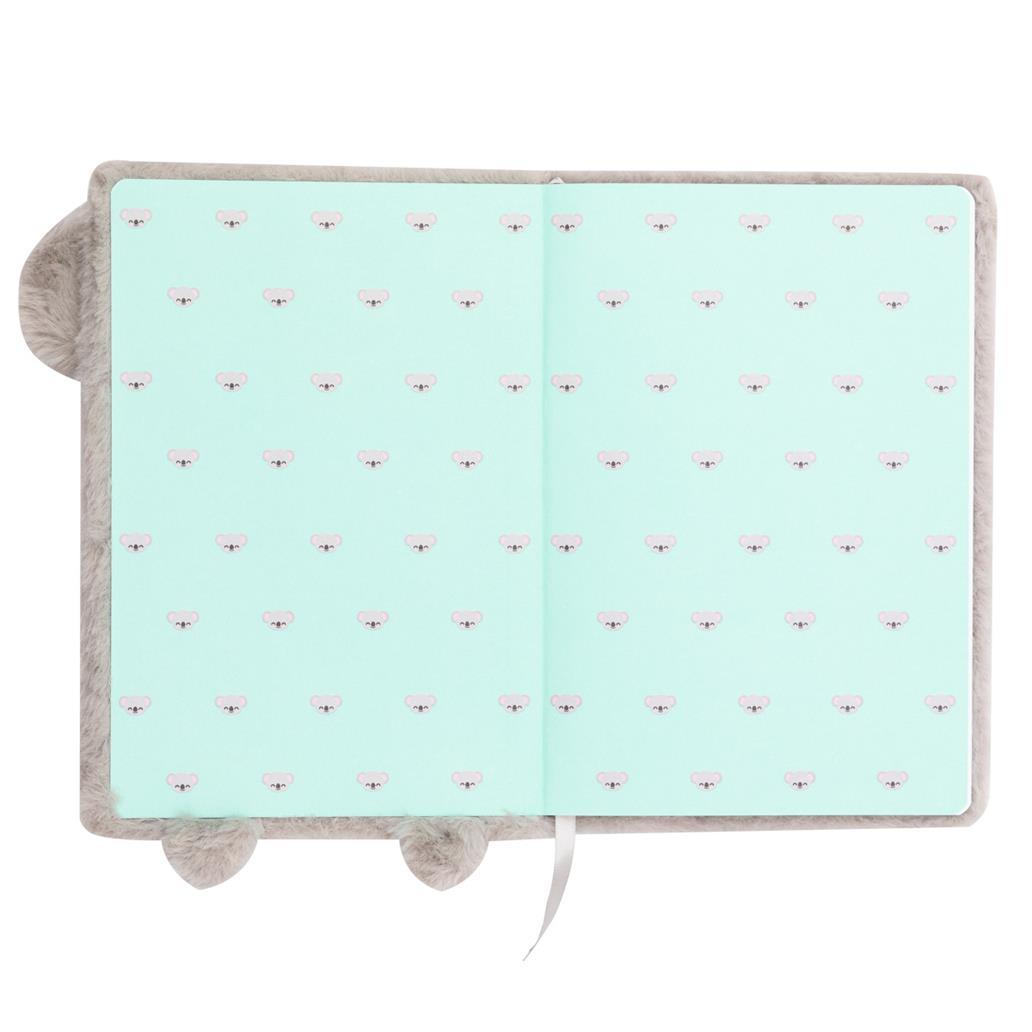 Caderno peluche A5 - Coala - Mr Wonderful - Papelaria Encantada