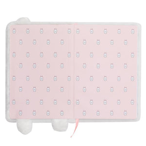 Caderno peluche A5 - Coelho - Mr Wonderful - Papelaria Encantada