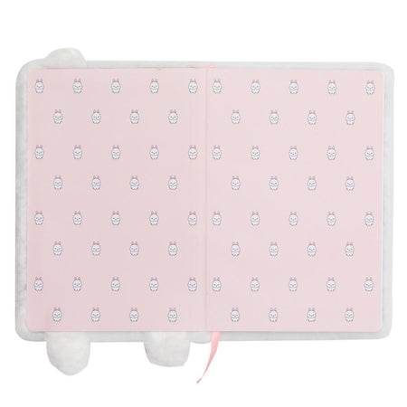 Caderno peluche A5 - Coelho - Mr Wonderful - Papelaria Encantada