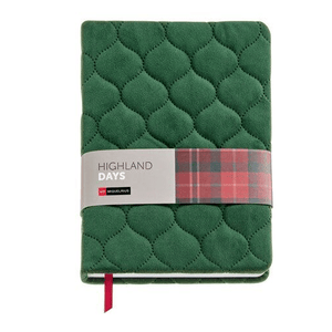 Caderno Pontilhado Miquelrius A5 Highland Days Veludo Verde - Papelaria Encantada