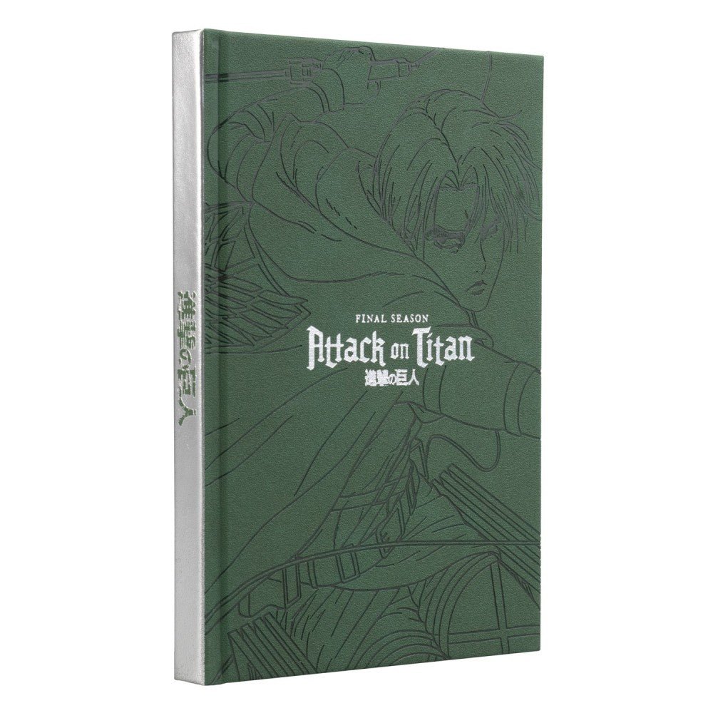 Caderno Premium A5 Attack on Titan – Organização com Espírito de Batalha ⚔️ - Papelaria Encantada