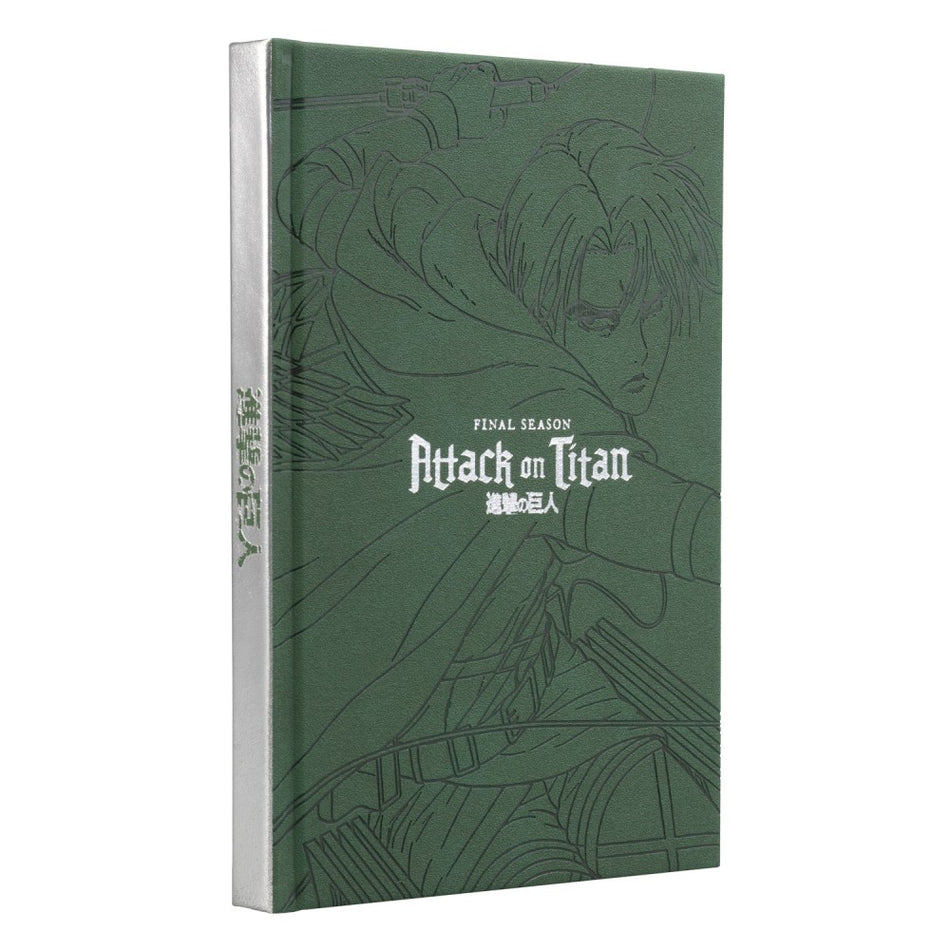Caderno Premium A5 Attack on Titan – Organização com Espírito de Batalha ⚔️