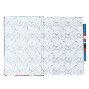 Caderno premium A5 com caneta - Capitão américa - Papelaria Encantada