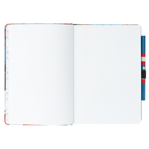 Caderno premium A5 com caneta - Capitão américa - Papelaria Encantada