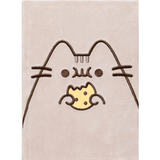 CADERNO PREMIUM A5 COM CAPA DE PELÚCIA PUSHEEN FOODIE COLLECTION - Papelaria Encantada