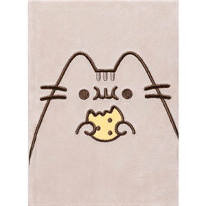 CADERNO PREMIUM A5 COM CAPA DE PELÚCIA PUSHEEN FOODIE COLLECTION - Papelaria Encantada