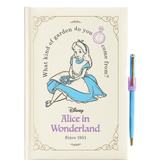 Caderno Premium A5 com esferográfica Disney Alice no pais das maravilhas - Papelaria Encantada