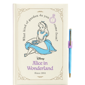 Caderno Premium A5 com esferográfica Disney Alice no pais das maravilhas - Papelaria Encantada