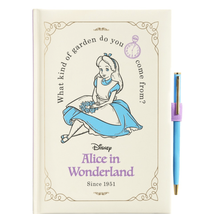 Caderno Premium A5 com esferográfica Disney Alice no pais das maravilhas - Papelaria Encantada