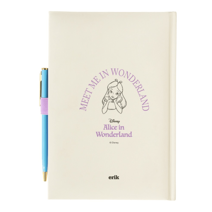 Caderno Premium A5 com esferográfica Disney Alice no pais das maravilhas - Papelaria Encantada