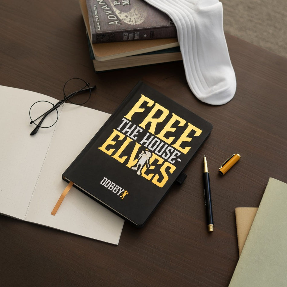 Caderno A5 Premium com caneta Harry Potter - Dobby