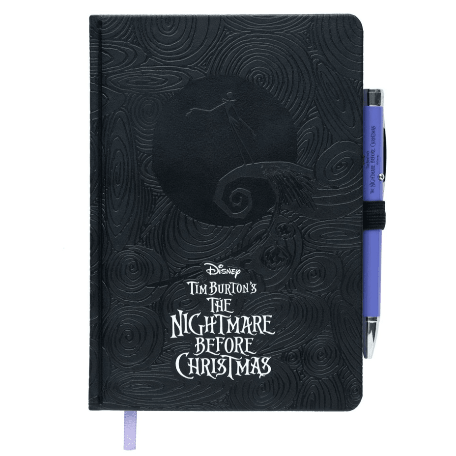 CADERNO PREMIUM A5 COM ESFEROGRÁFICA PROJECTORA O ESTRANHO MUNDO DE JACK - Papelaria Encantada
